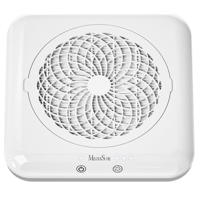 MelodySusie Professioneller Nagelstaubsauger 4500 U/MIN Starker Vakuum Ventilator Staubabsaugung für Nägel Elektrischer Staubabsauger für Acryl-Gel-Nagelpolitur, Geräuscharm, Nagelsalon, SProF (Weiß)