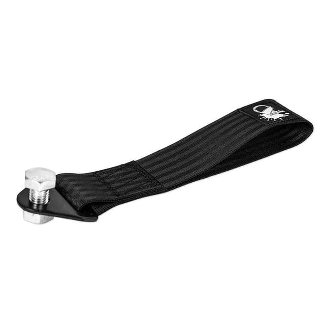 Auto-Dress Rennsport Abschleppschlaufe, Traglast 3t, Racing Hook Tow Strap (Schwarz) Black