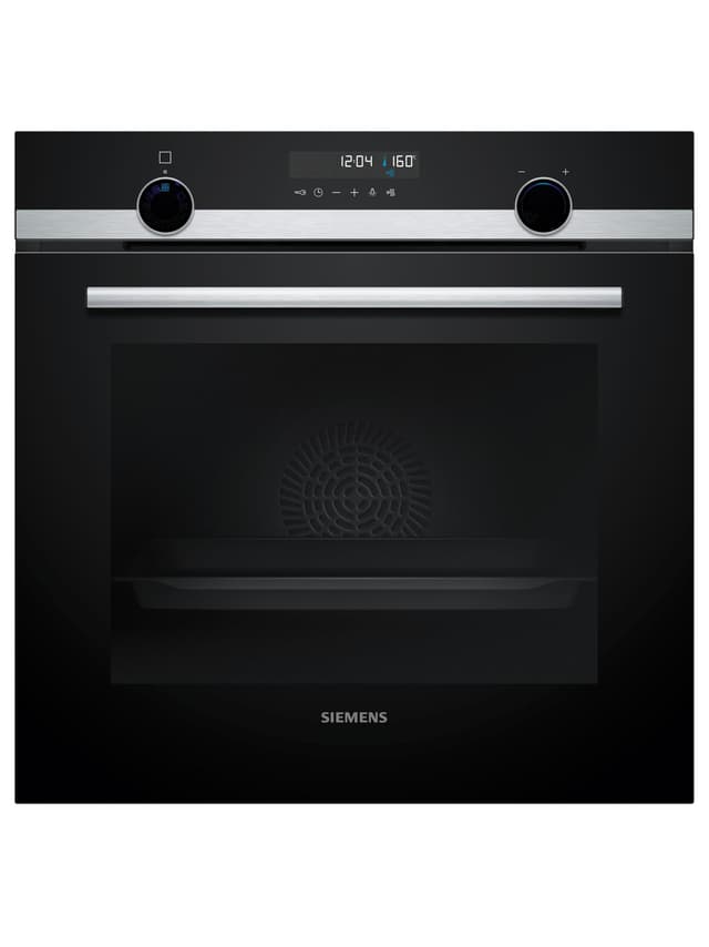 Siemens HB578GBS3, iQ500, Einbau-Backofen 60 x 60 cm, activeClean Pyrolyse Selbstreinung, 3D Heißluft, Schnellaufheizung, cookControl30 Automatikprogramme, softMove, Edelstahl IQ500 Self-Cleaning Pyrolysis