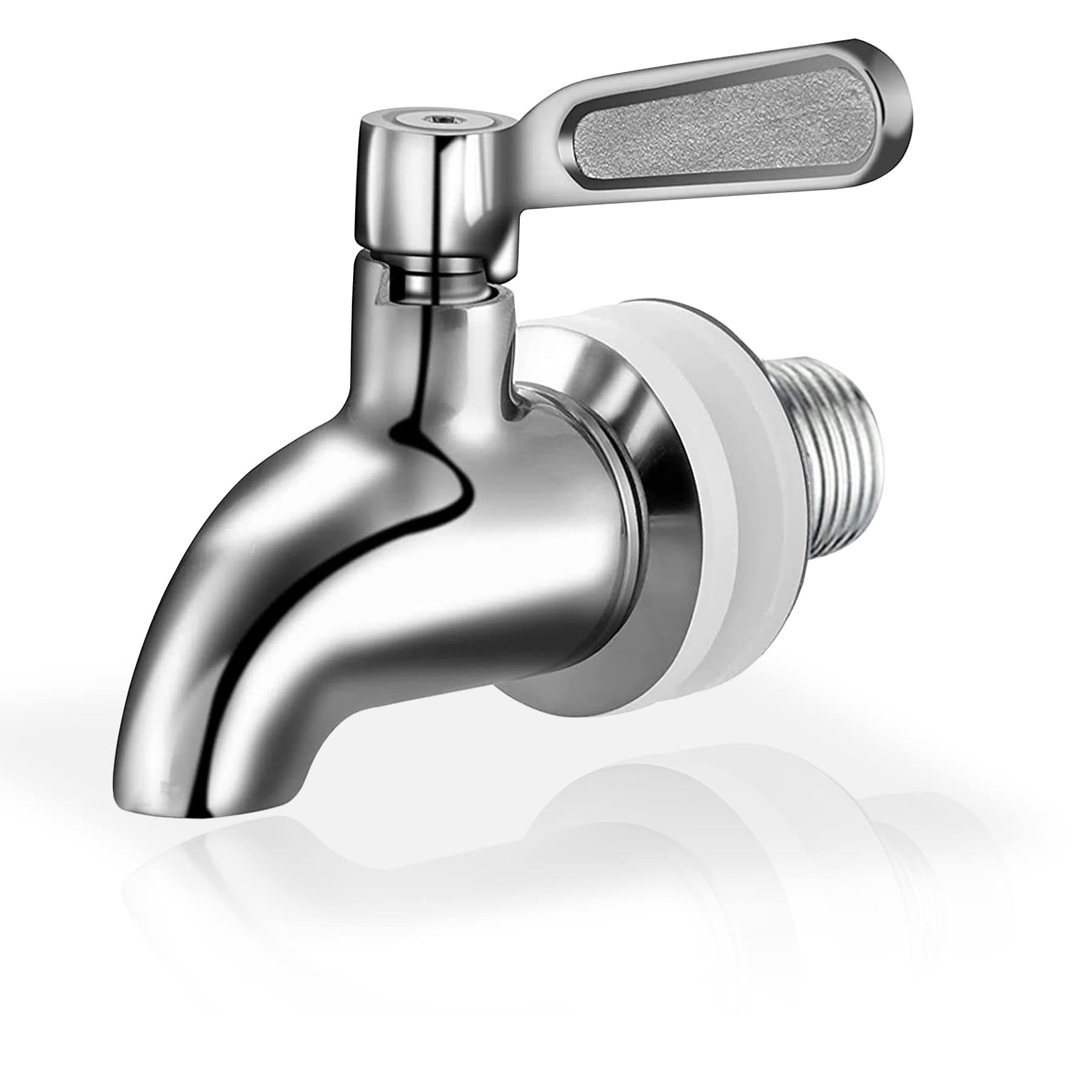 Kyraton Edelstahl Getränkespender Zapfhahn ersatzzapfen, Wasserspender Ersatzzapfen, Wasserspender Ersatz Zapfhahn Ersatz Wasserhahn geeignet für kalte und heiße Getränke Kaffee 1.1 Packung