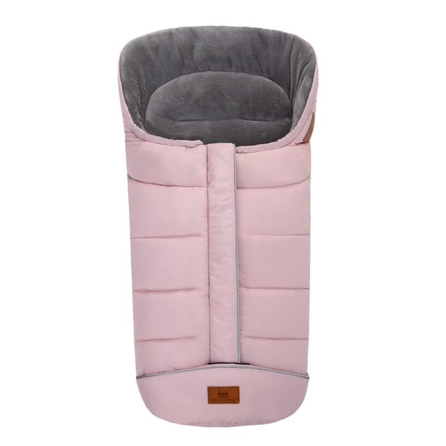Fußsack Fusssack Footmuff Fußsäcke für Kinderwagen Buggy Universal Winter Baby Rosa 102X54CM
