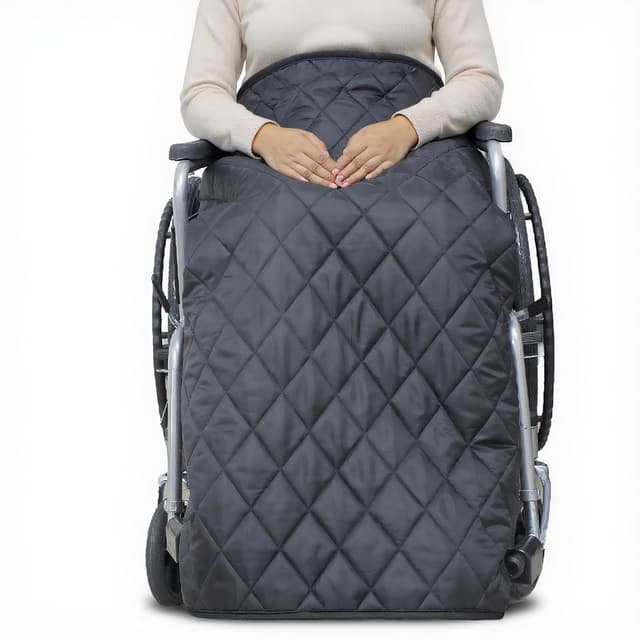 LPRYAO Rollstuhldecke, Rollstuhl Decke, RollstuhlDecke Winter Erwachsene Kniedecke Beindecke | Dreilagige Verdickte Warme Decke für Rollstuhlfahrer | Universelle Größe (Schwarz, 44.1 * 49.2inch) 44.1*49.2inch Schwarz Rollstuhl Decke