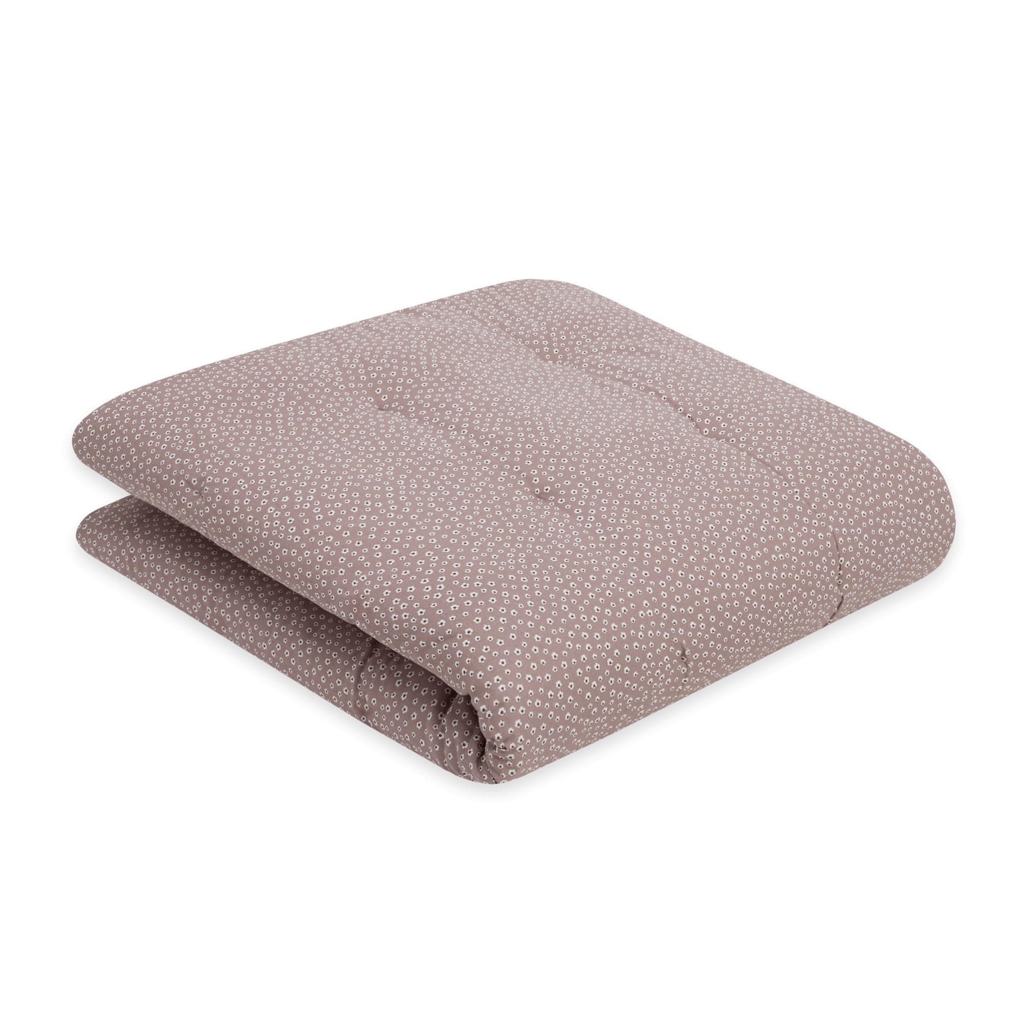 emma & noah Krabbeldecke Baby, Groß und Gepolstert, Bio-Baumwolle, Oeko-TEX Zertifiziert, Babydecke, Weiche Spieldecke & Laufgittereinlage für Jungen & Mädchen (Blume Berry, 120x120) Blume Berry 120x120