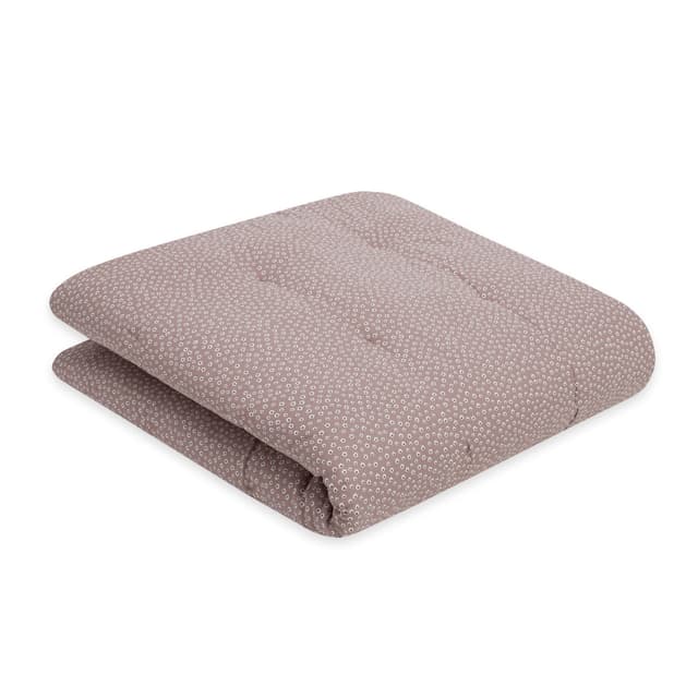 emma & noah Krabbeldecke Baby, Groß und Gepolstert, Bio-Baumwolle, Oeko-TEX Zertifiziert, Babydecke, Weiche Spieldecke & Laufgittereinlage für Jungen & Mädchen (Blume Berry, 120x120) Blume Berry 120x120