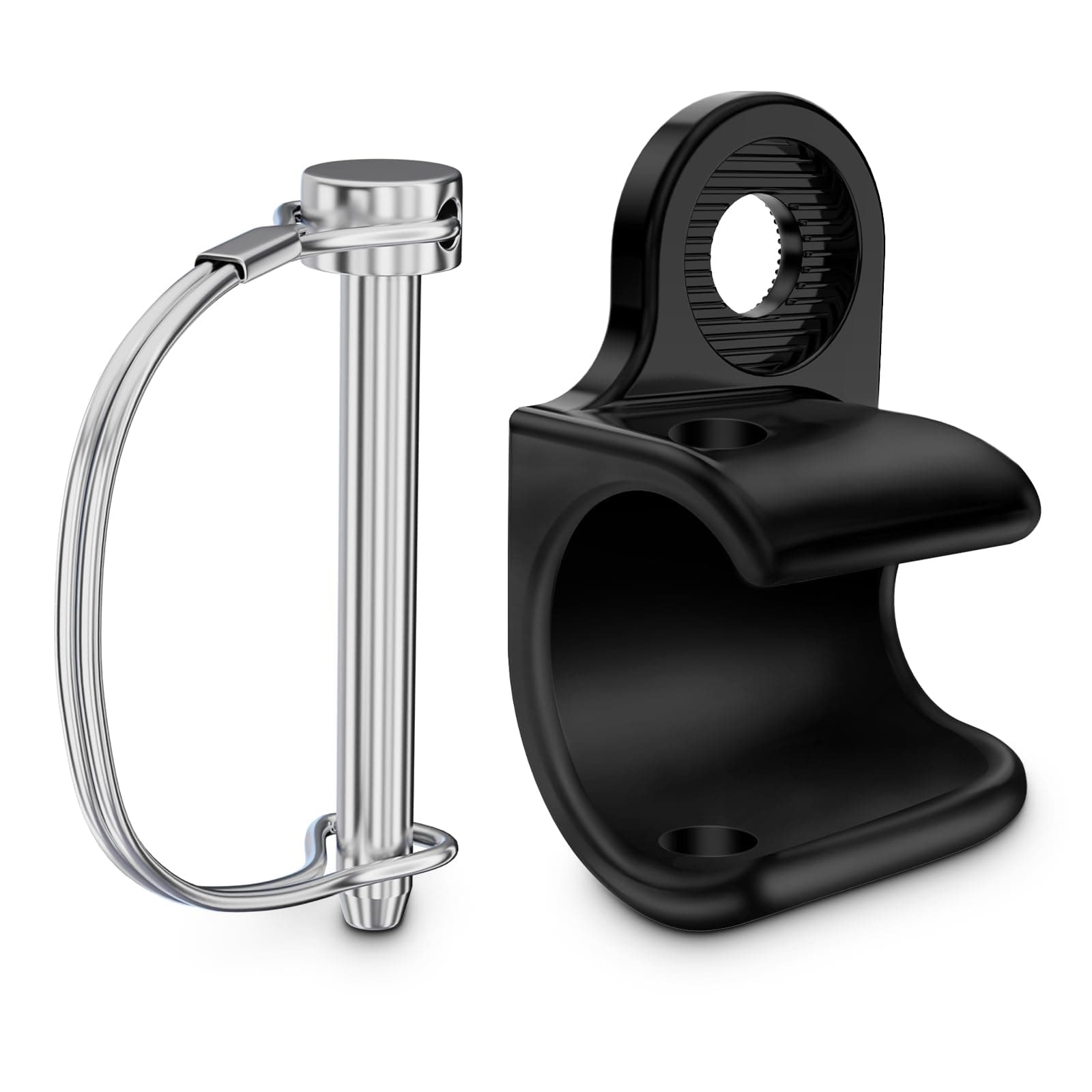 NICEDACK Fahrradanhänger Kupplung für Thule Chariot, Achskupplung für Anhänger, Einfache und schnelle Montage am Fahrrad,Fahrrad Kupplung (Schwarz -1 Stück) Schwarz 1 Stück (Einschließlich D-schlösser)