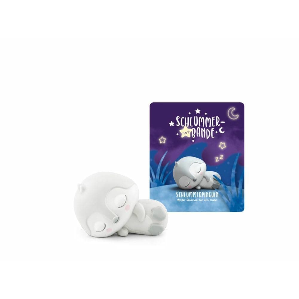 tonies Hörfigur für Toniebox, Schlummerbande - Schlummerpinguin - Weißes Rauschen aus dem Ozean, Hörspiel für Kinder ab 3 Jahren, Spielzeit ca. 120 Minuten