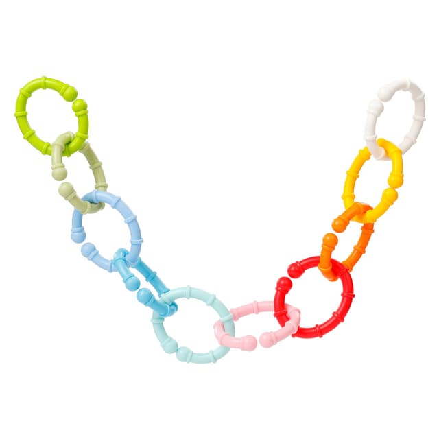 Fehn 10 Befestigungsring Set - Befestigungs Haken für Babyschale, Laufgitter & Bettchen - Greifringe Kinderwagenkette für Zuhause & Unterwegs - C-Ringe für Babys und Kleinkinder ab 0+ Monaten 10er Set C-Ringe