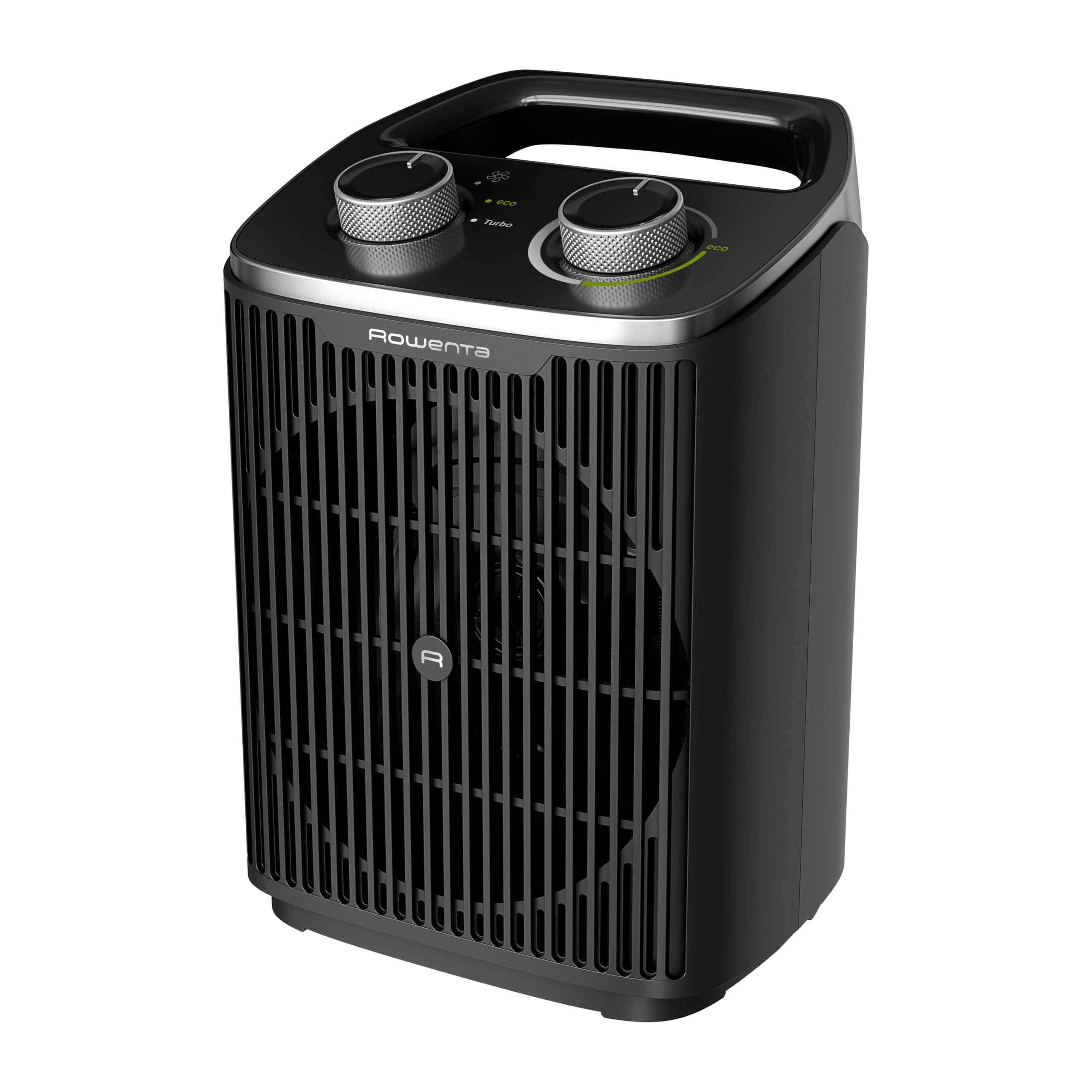 Rowenta Instant Comfort Compact 2000 Heizlüfter, 2 Leistungsstufen, kompakte Abmessungen, Thermostat, Kühlstufe, Tragegriff, Schwarz, SO2350F0