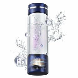 Lozltx 2025 Neue Technologie Wasserstoff Wasserflasche【Wasserstoffgehalt 3000PPB 】 420 Mlhydrogen Water Bottle【2026 Innovation IHSA-Zertifiziertes H₂/O₂-Trennsystem】 Hydrogen Wasserflasche Lila