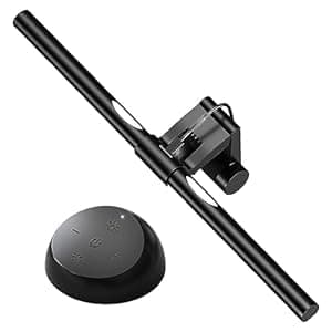 RSBYE Bildschirm Lampe Monitor Lampe USB LED mit Blaulichtfilter und Automatischer Dimmung - Augenschutz, Helligkeit & Farbtemperatur Einstellbar für Home Office(Drahtlose Fernbedienung) kabellosem Regler(PRO+)