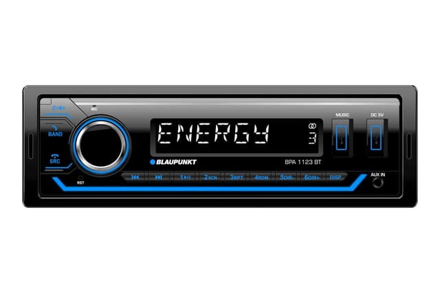 Blaupunkt BPA 1123 BT, 1-DIN Autoradio, Bluetooth, USB, Aux-Eingang, Sub-Out, Multicolour, 4x50Watt, 12V