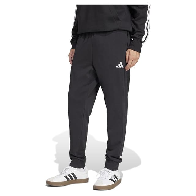 adidas Herren Essentials Feel Cozy Fleece Pants Trainingshose L Black / White
