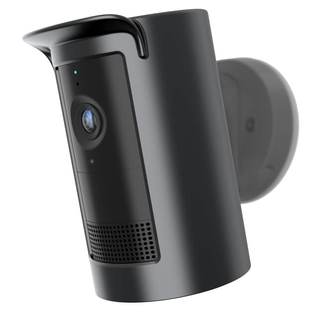 Fintie Silikonhülle für die Ring Outdoor Cam Plus, weiche, wetterfeste Silikon-Schutzhülle für die Ring Outdoor Cam Plus, Schwarz *Schwarz