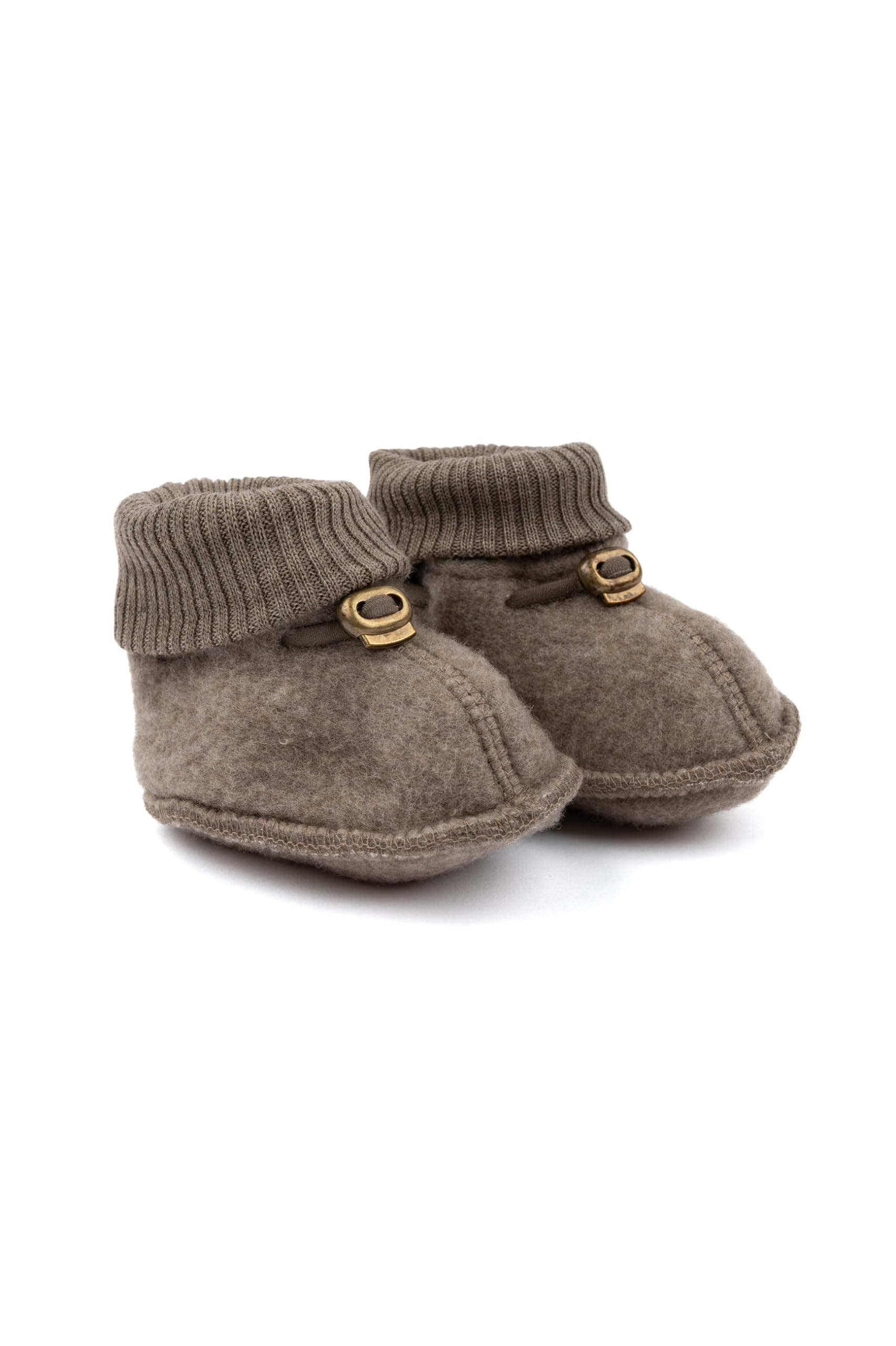 Mikk-line Woll Hausschuhe Kinder | OEKO-TEX 100 | Krabbelschuhe Baby in Wool Für Mädchen und Jungen | Woll-Babysocken 95% Wolle - 100% mulesingfrei | Lauflernschuhe Baby 18-24 Monate Menlange Denver