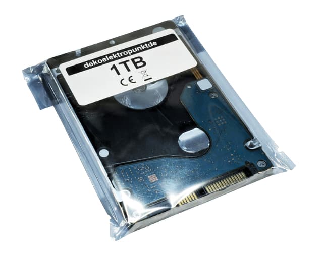 dekoelektropunktde 1TB HDD Festplatte passend für Sony PlayStation 4, PS4, Pro, Slim, 128MB Cache 5400 RPM 2,5"