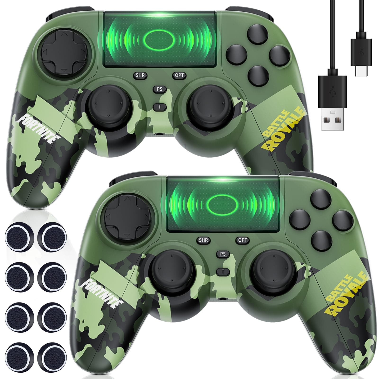 TURPOW 2 Pack Controller for P-4/Slim/Pro, Bluetooth Gamepad with High Sensitivity Angebot bei HelloDeals