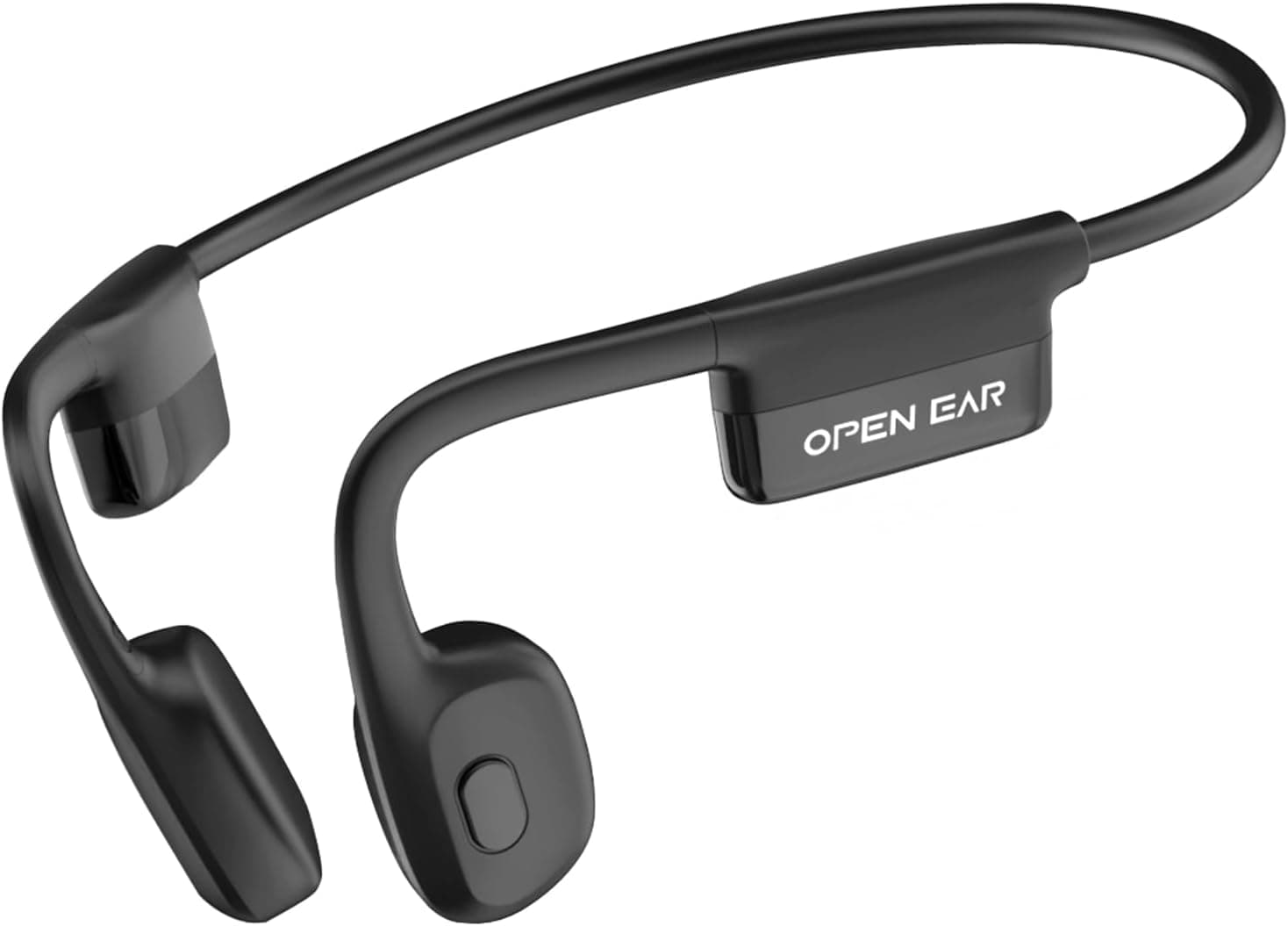 Relxhome Knochenschall Kopfhörer, Open Ear Kopfhörer Bluetooth 5.3 mit Dual-Mikrofon, 8Stunden Akkulaufzeit, IPX6 wasserdichte Kabellose Sport Kopfhörer für Laufen, Radfahren, Fitness Schwarz