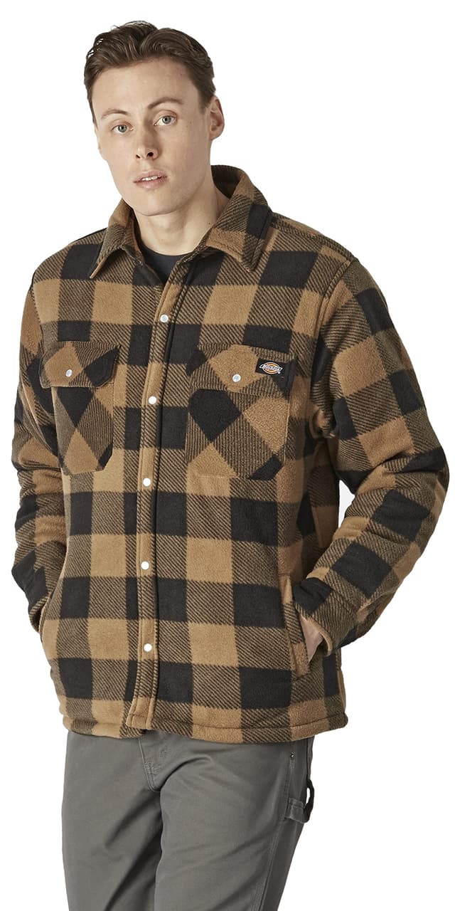 Dickies Herren Thermohemd Khaki L Western