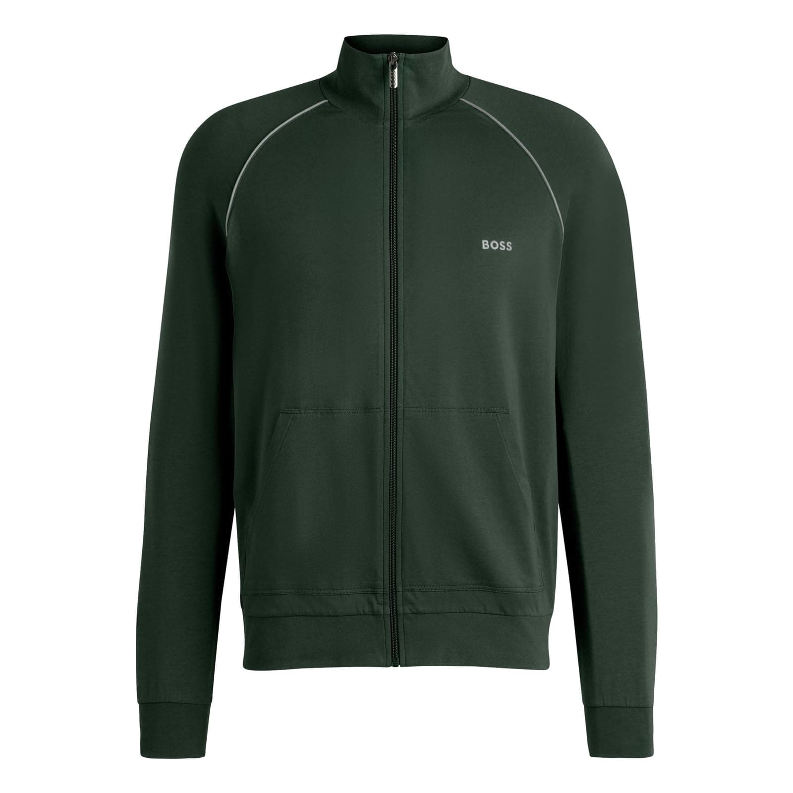BOSS Herren Loungewear_Jacket L Open Green