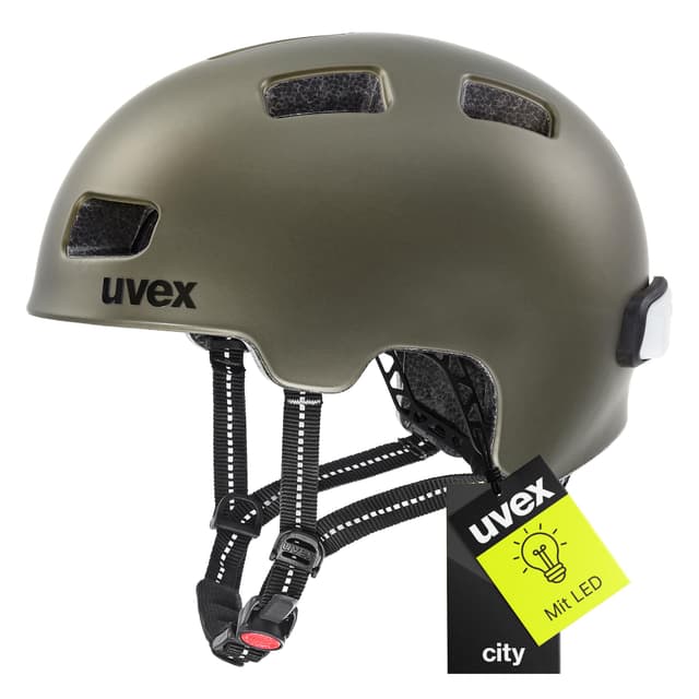uvex Unisex-Adult City 4 Fahrradhelm, Green Smoke matt, 58-61 cm