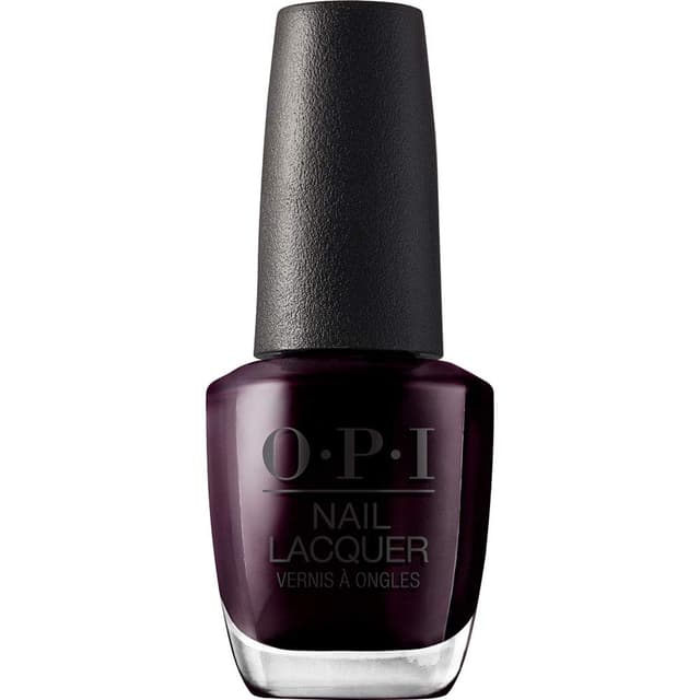 OPI Nail Lacquer Rot- und Orangetöne – Nagellack schnelltrocknend, splitterfest und ergiebig – bis zu 7 Tage Halt – mit extra breitem ProWide Pinsel black cherry