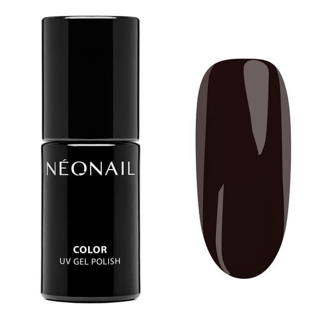 NÉONAIL UV Nagellack 7,2 ml - Braun - Dark Obsidian - NÉONAIL Farben - UV Lack - Gel Nägel - Nageldesign Dark Obsidian 7.2 ml (1er Pack)