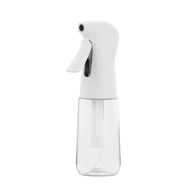 GRIFEMA 200ml Sprühflasche Weißer – Nachfüllbar, Feiner Nebel (0,2s Dauer) für Haare, Pflanzen und Reinigung, BPA-frei, Ergonomisch, Auslaufsicher, Präzise Anwendung, Modell GE2003W-200