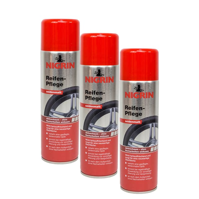 NIGRIN 3X 74075 Reifen-Pflege 500 ml