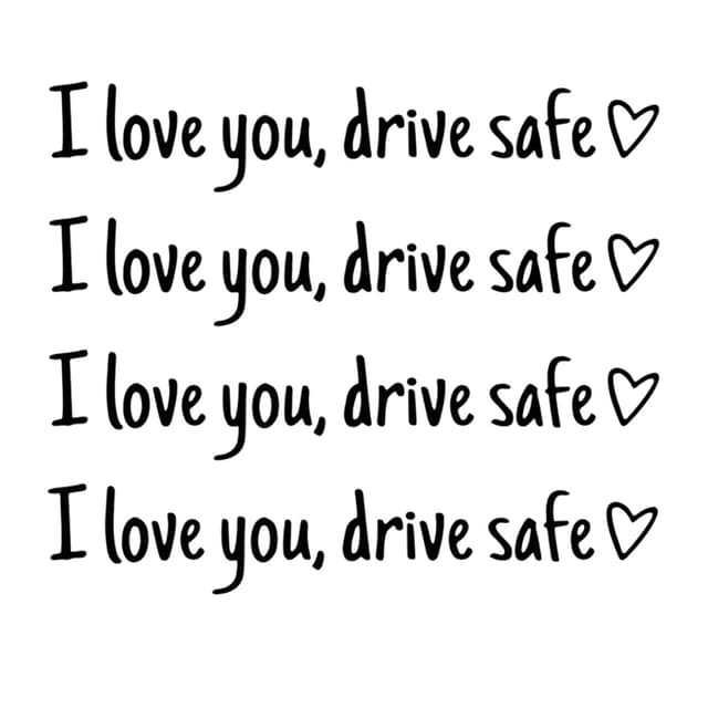 4PCS "I Love You Drive Safe“ Aufkleber, Rückspiegelaufkleber, Auto Aufkleber Spiegel, Vinyl-Aufkleber Für Autospiegel, Autozubehör (Schwarz)