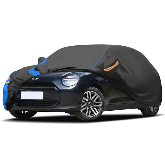 Autoabdeckung Wasserdicht Auto Abdeckplane,Autohülle Autoplane Winter & Sommer für Garage Staubdich Schutz vor Regen, Sonne und Staub mit Aufbewahrungstasche (Für Schrägheck 415 Bis 435 cm)