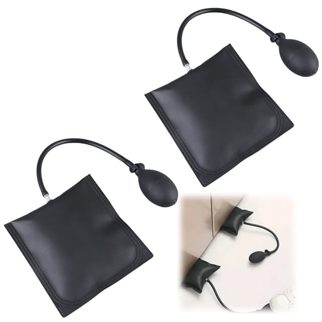 Montagekissen,2pcs Hebekissen Luftkissenheber,Montagekissen Air Pump Wedge Luftkissen Pumpkissen Montagehilfe Aufpumpen Kissen Fenstermontage für Tür Fenster Montage Auto-Reparatur