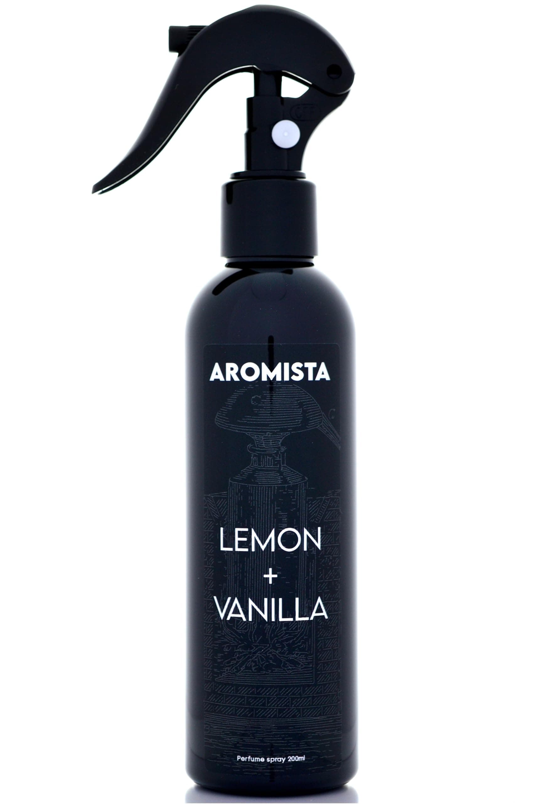 AROMISTA Lemon + Vanilla Auto Parfüm Raumspray 200ml Duftspray Auto Duft Raumduft Lufterfrischer Spray