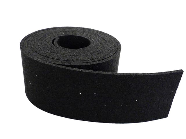 LASIPROFI - Antirutschrolle | Antirutschmatte aus PU-gebundenem Gummigranulat, geprüft nach VDI-Richtlinien | Druckfestigkeit bis 300 Tonnen/m²; Größe: 5.000x125x4mm; Farbe: schwarz | LKW