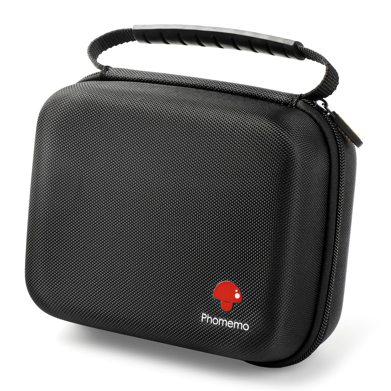 Phomemo M220 Etikettendrucker Aufbewahrungsbox,Tragbare Tasche kompatibel M220 M110 M221 M120 M250 Etikettendrucker,Halter Tasche für Etikettendrucker mit Band mit Netztasche für Zubehör(nur Tasche Schwarz