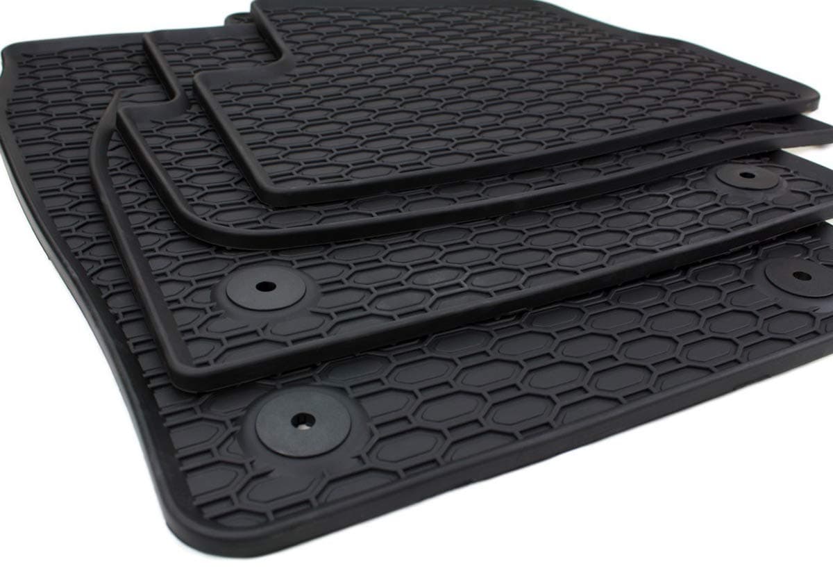 kfz-premiumteile24 Gummimatten Kompatibel mit Polo VI, Ibiza (6F) Arona T-Cross Taigo ab 10/2017 Fußmatten Allwetter Automatten Premium Qualität 100% Passgenau 4-teilig