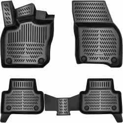 ELMASLINE 3D Gummimatten für VW TIGUAN 3 (III) 2024-2025 | | Extra hoher 5cm Rand | Zubehör Fußmatten | 3. Generation