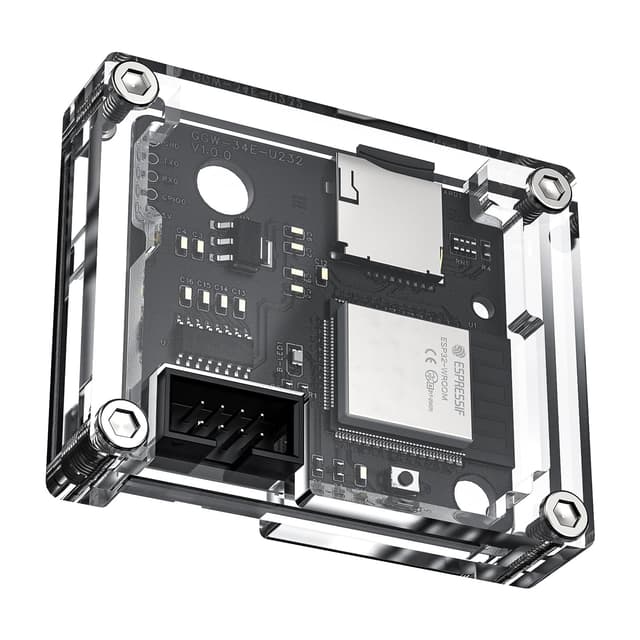 Genmitsu GGW-U232 Kabelloses Wi-Fi-Modul-Kit, G-Code-Senden per App, Fernbedienung und Monitor-CNC-Offline-Controller für PROVerXL 4030, PROVerXL 4030 V2, PROVerXL 6050 für PROVerXL-Serie