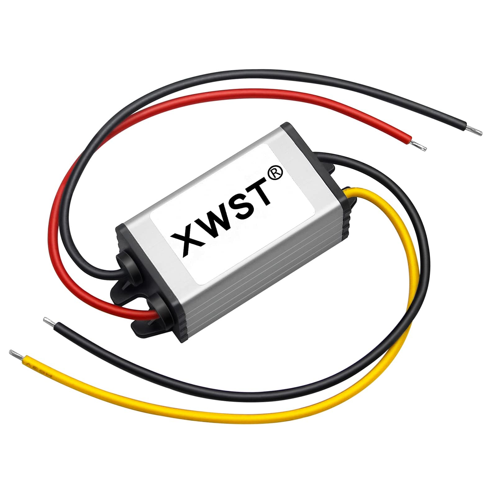 XWST Netzteil Spannungswandler 24v auf 12v 1A 12W Abwärtswandler Regler Wechselrichter Adapter Konverter for Motor Auto PKW Kfz Boot Sonnensystem (DC18-40V Breit Eingang) XW-24-12-1A