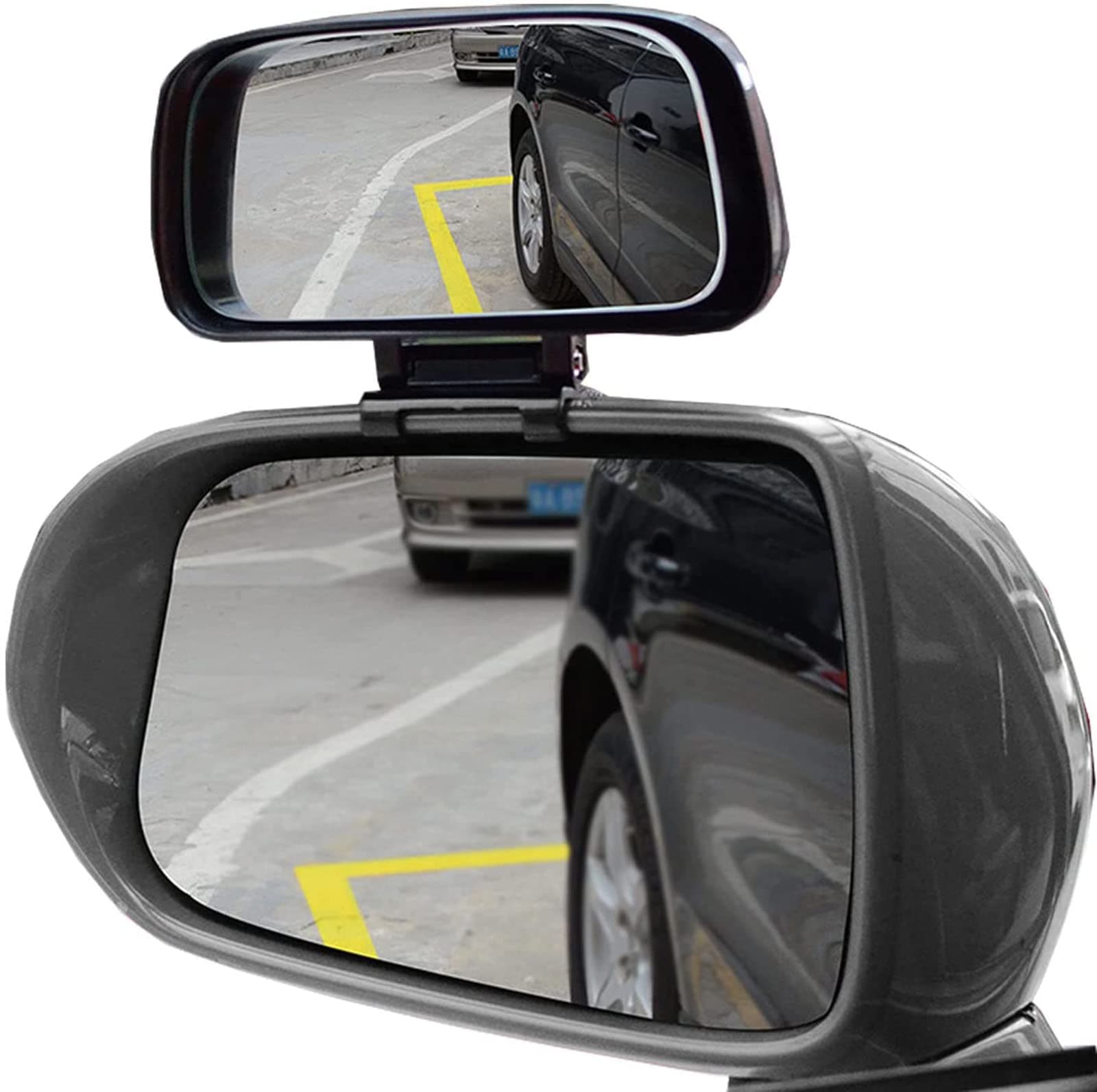 Yuentoen Toter Winkel Spiegel,Auto Toter Winkelspiegel,360 Grad Außenspiegel, Blindspiegel,Seitlicher Drehbarer Rückspiegel High Definition Weitwinkel Seitenspiegel für PKW LKW SUV