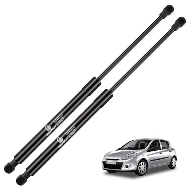WateryWave 2X Heckklappendämpfer für Clio 3 2005 2006 2007 2008 2009 2010 2011 2012 Gasdruckdämpfer Schwarz Gasdruckfeder Heckklappe Kofferraum Dämpfer Ersetzen #32062565, 8200299546 für Clio 3 2005 - 2012