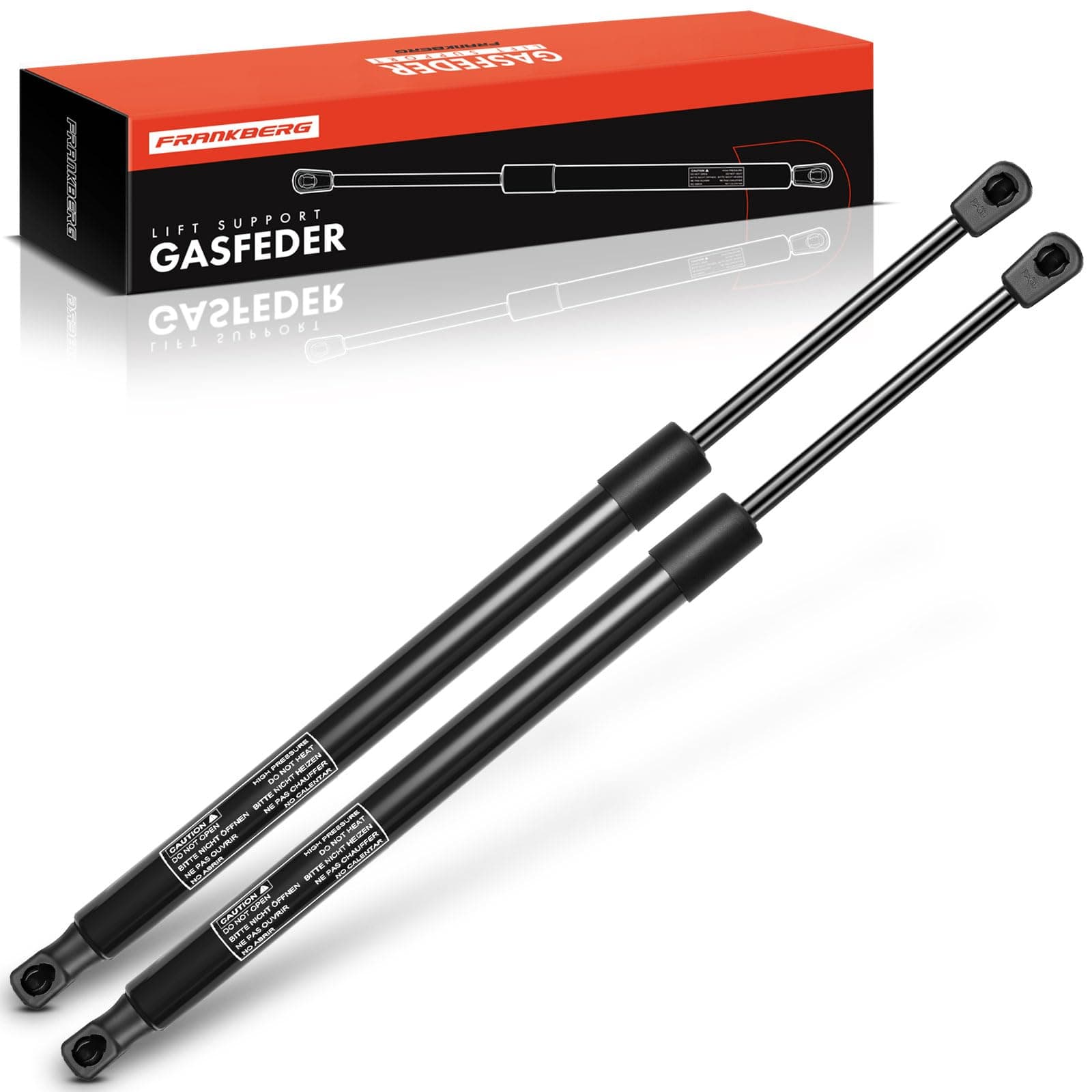 Frankberg 2x Gasfeder Dämpfer Heckklappe Kompatibel mit A4 Avant 8ED B7 All Motoren Kombi 2004-2008 Replace# 8E9827552K