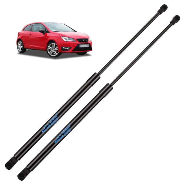 Koaudb 2Pcs Gasfeder Heckklappendämpfer für Seat Ibiza IV 6J5 6P1 Schrägheck 2008-2017 Gasdruckfeder Dämpfer Kofferraum Gasdruckdämpfer Replace #6J4827550, 6J4827550B für Seat Ibiza IV 2008-2017