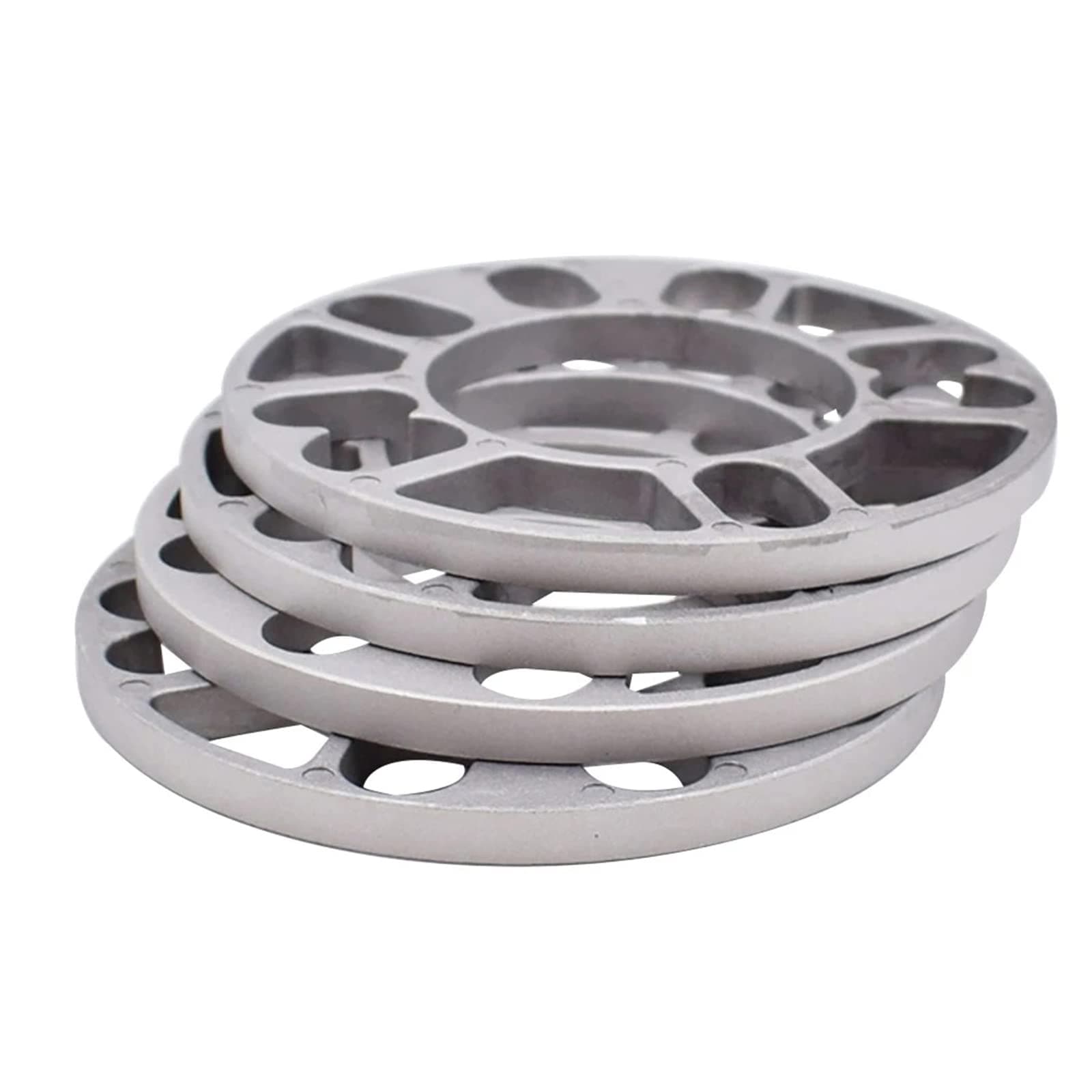 Rad Distanzscheiben Spacer 4Stk Radabstandshalter Unterlegscheiben Platte, 4 Löcher 5 Löcher 6 Löcher Universal Distanzscheiben, Verbreiterte Spurverbreiterung 5/8/10mm Dicke (10mm)
