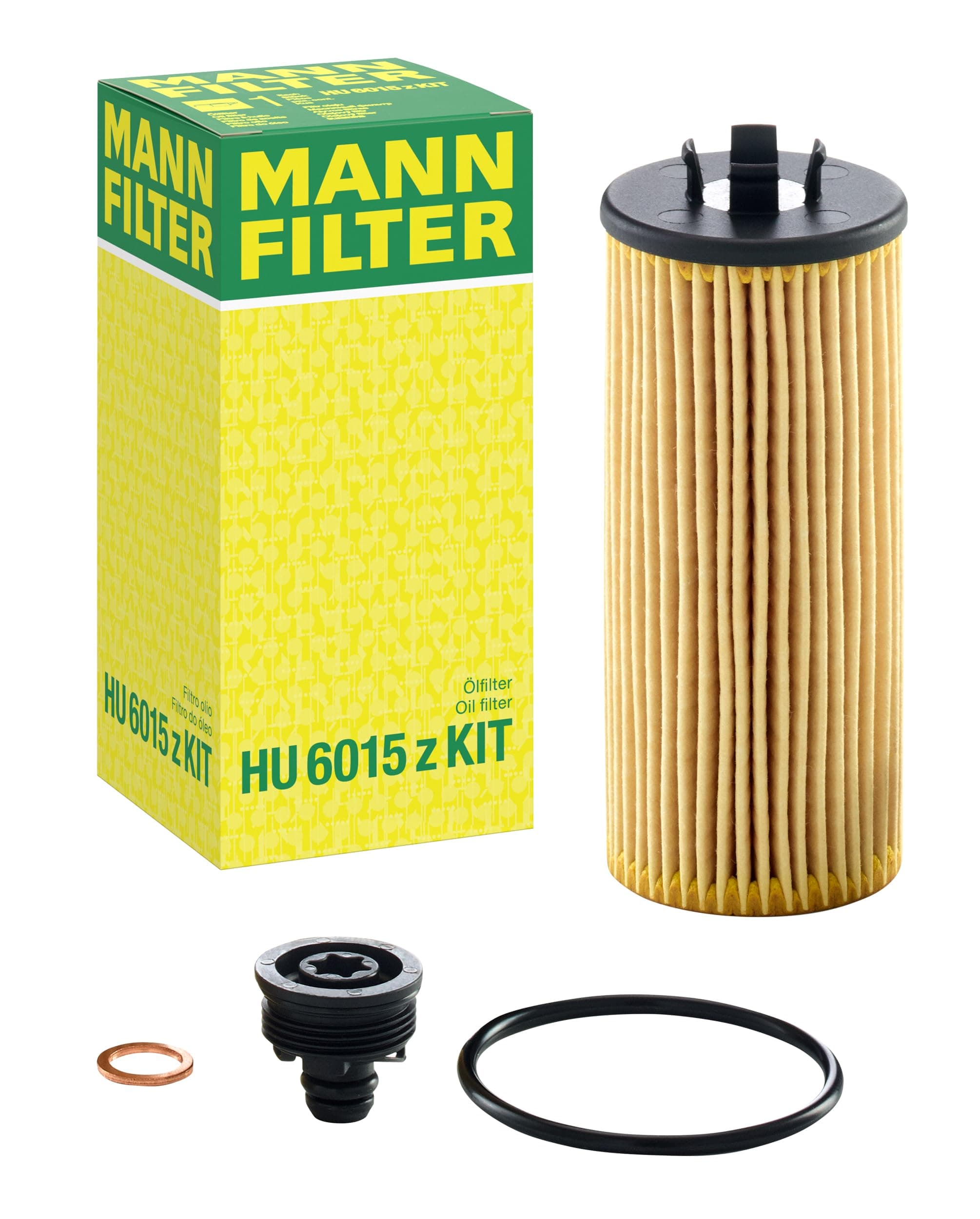 MANN-FILTER HU 6015 z KIT Ölfilter - für Pkw + Transporter