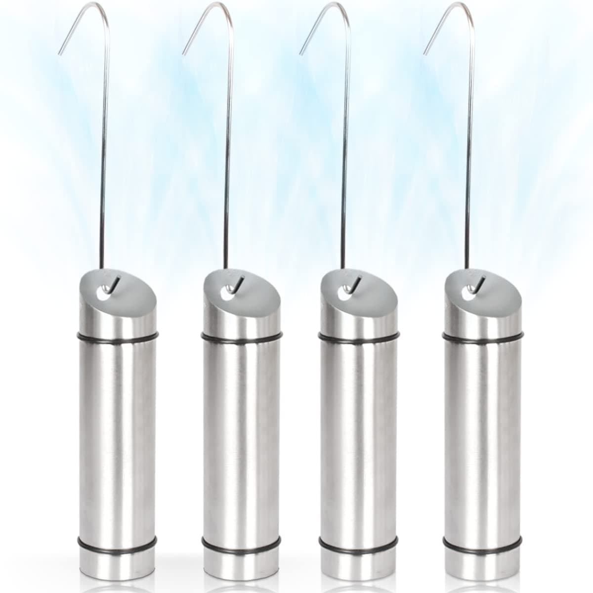 Stimo 4er SET Luftbefeuchter Heizung Wasserverdunster für Heizkörper Edelstahl (Edelstahl, 4x) Edelstahl 4x