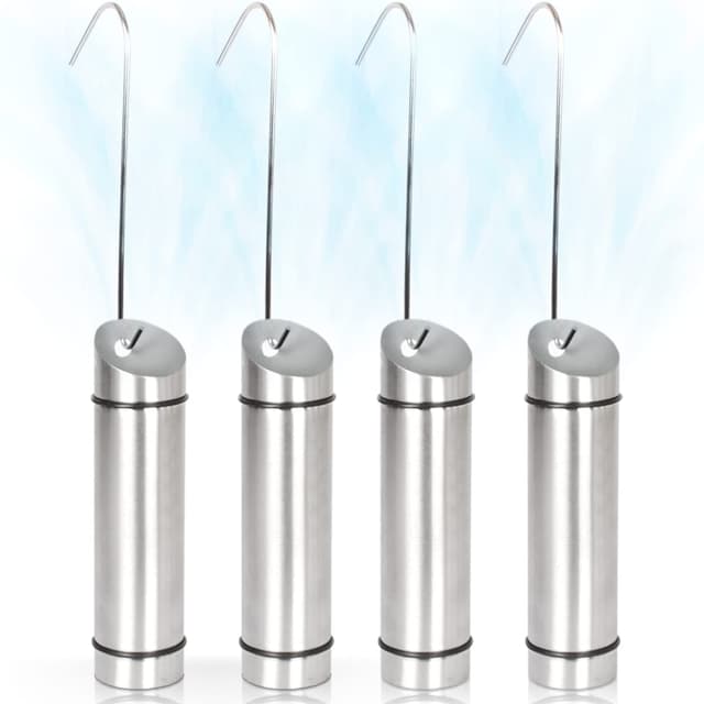 Stimo 4er SET Luftbefeuchter Heizung Wasserverdunster für Heizkörper Edelstahl (Edelstahl, 4x) Edelstahl 4x