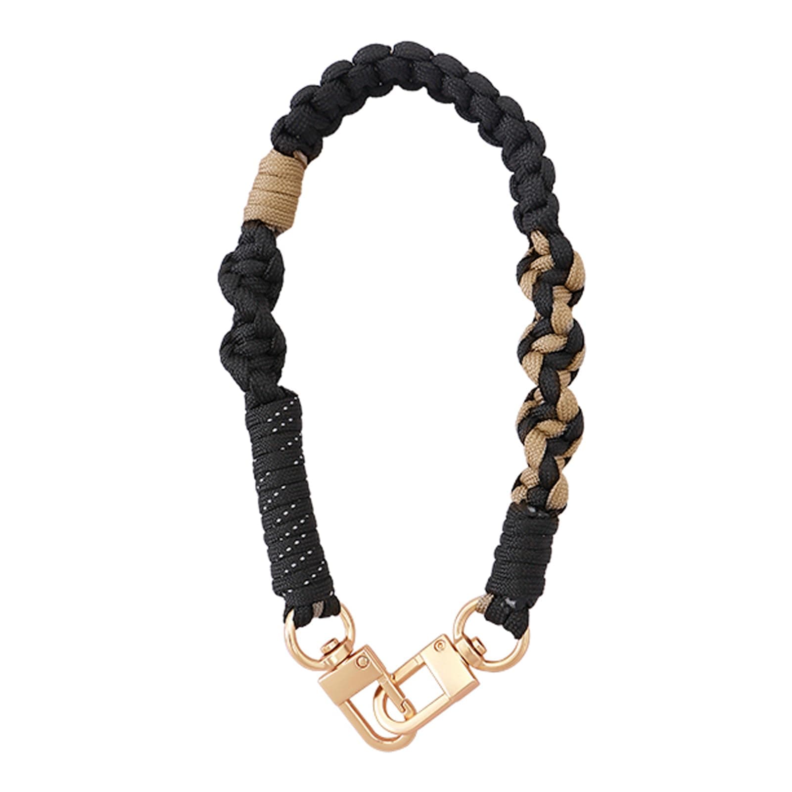 CHUQING Phone Lanyard Handykette Kurz Handgelenk Handy Kette Kurze Schlüsselanhänger Armband Handyband Schwarz-16