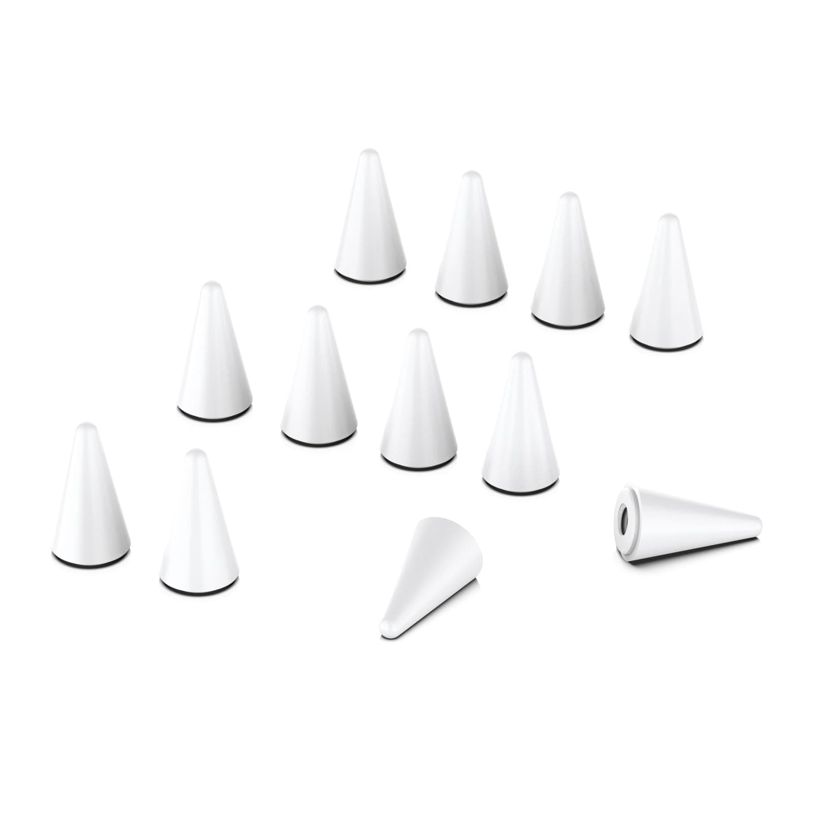 HZD 12 Stück Ersatzspitzen für Eingabestift, Originalgröße 1:1, super langlebig, hochempfindliche Stiftspitzen