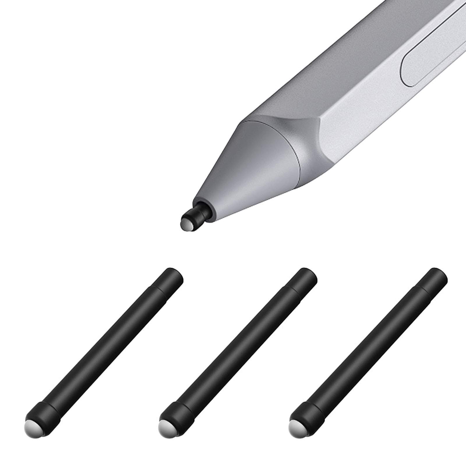 TiMOVO Stift Spitze Kompatibel mit Surface, 3 Stück Original Surface Pen Spitze Standard Austauschbar Ersatz Tip Kompatibel mit Microsoft Surface Pro 2017 Pen (Modell 1776) und Surface Pro 4 Pen 3*HB