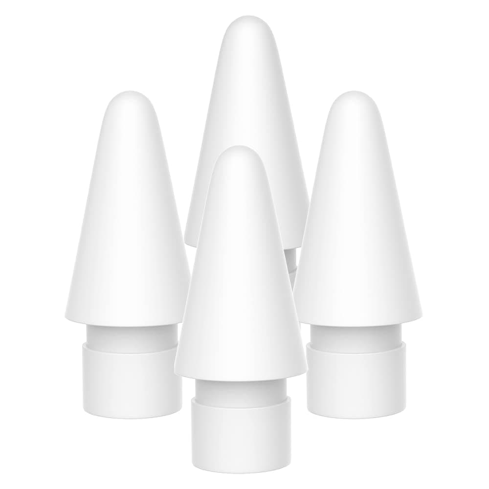 Replacement Tips Compatible with Apple Pencil 2 Gen iPad Pro - iPencil Nib for iPad Pencil 1st/2nd Gen White 4 Pack Weiß, 4 Stück